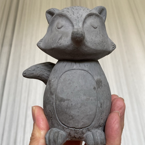 Fox grey cement small heavy statue! Sculpture! - Picture 7 of 13